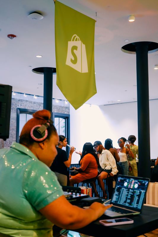 Shopify Event with DJ Baydriana